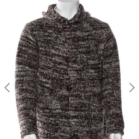 Engineered Garments Printed Collar Cardigan (Size S)